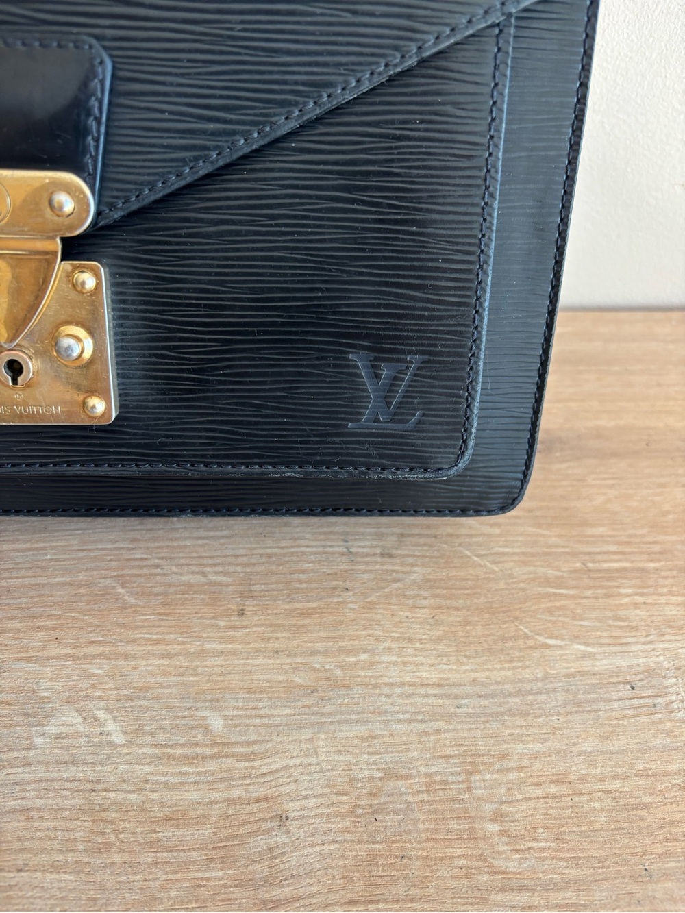Authentic Louis Vuitton black leather Marceau tote - Picture 2 of 10